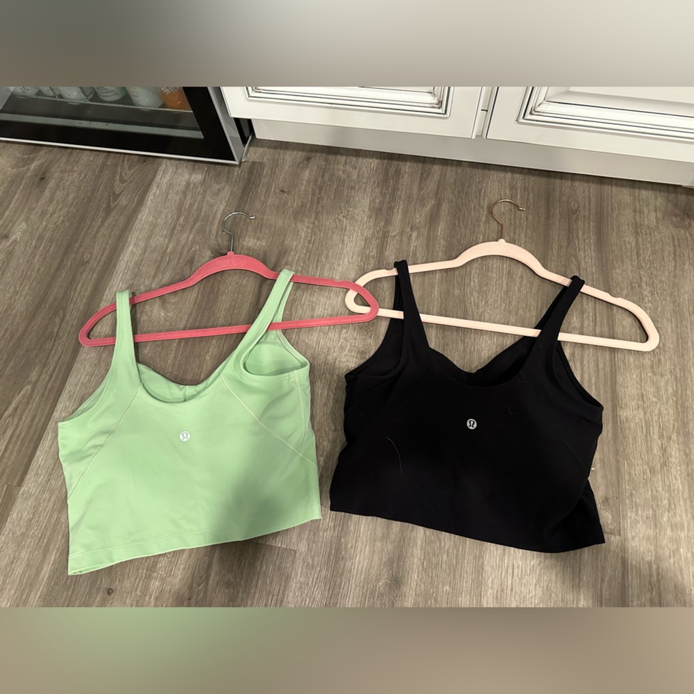Black & Green Lululemon Align Tank